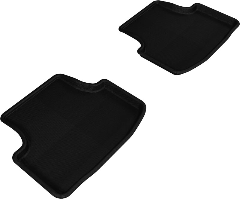 3D Maxpider l1vw05021509 | 3D MAXpider 2015-2018 Volkswagen Golf Kagu 2nd Row Floormats - Black; 2015-2018