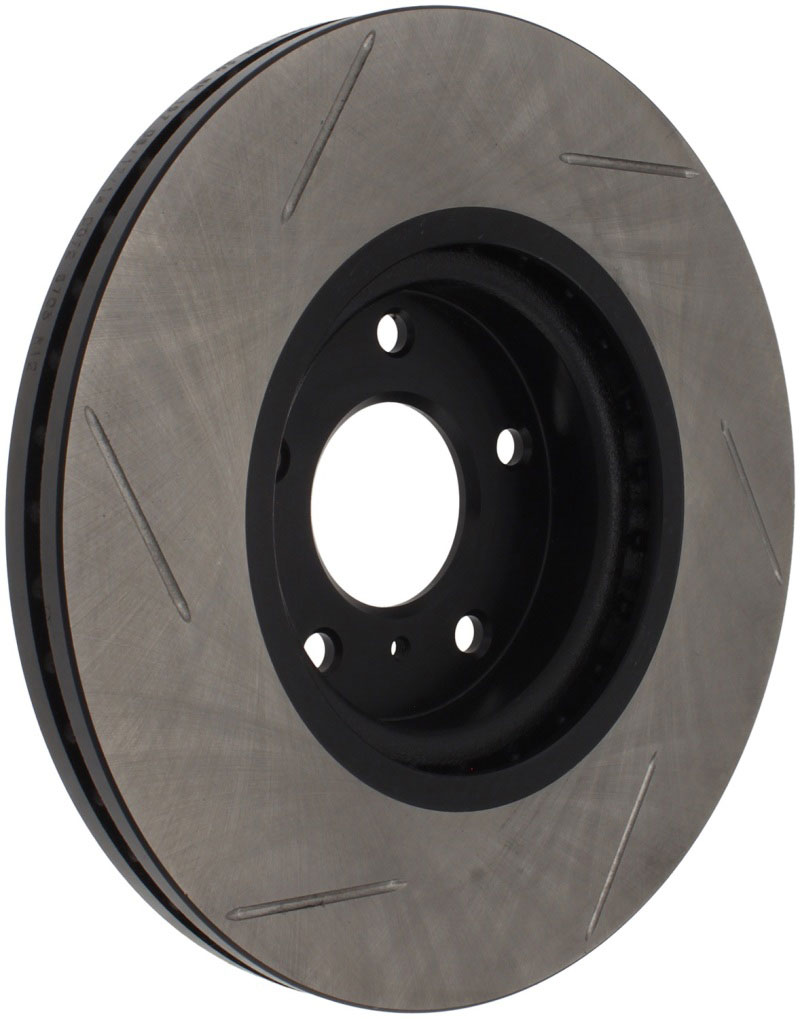 Stoptech 126.42080SL | StopTech Nissan Maxima Sport Slotted Brake Rotor, Front Left; 2006-2015