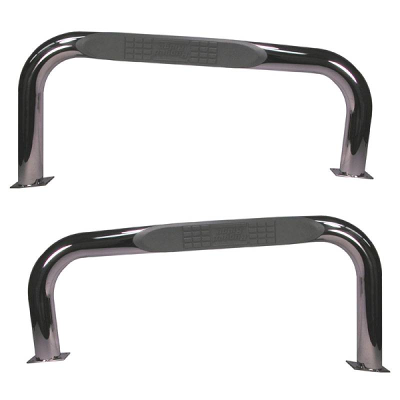 Rugged Ridge 11522.02 | Nerf Bars Stainless Steel 76-83 Jeep CJ; 1976-1983