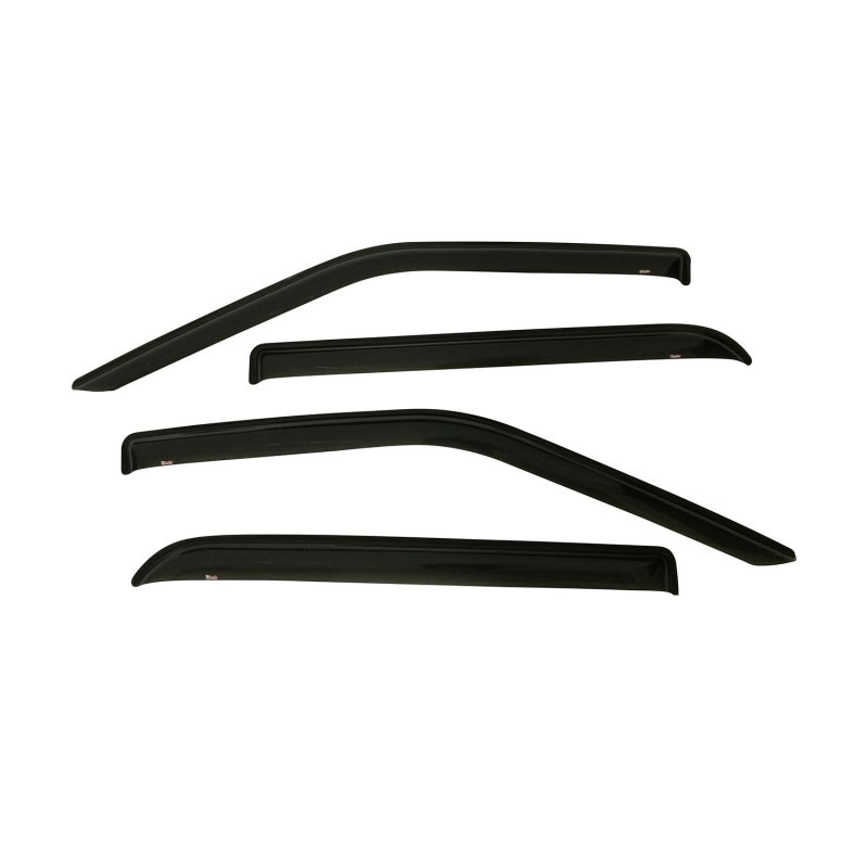 Westin 72-37444 | 2015-2018 Ford F-150 SuperCrew Wade Slim Wind Deflector 4pc - Smoke; 2015-2018