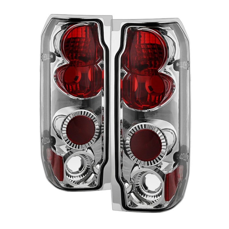 SPYDER 5003317 | Spyder Ford Bronco Altezza Tail Lights - Chrome - (ALT-YD-FF15089-C); 1988-1996