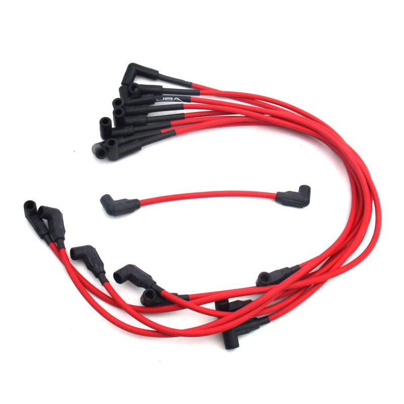 JBA w0830 | 88-95 GM 5.0L/5.7L Truck Ignition Wires - Red; 1988-1995