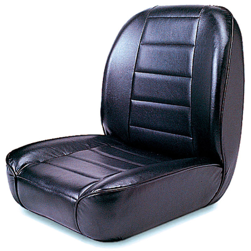 Rugged Ridge 13400.01 | Low-Back Front Seat Non-Recline Black 55-86 CJ; 1955-1986