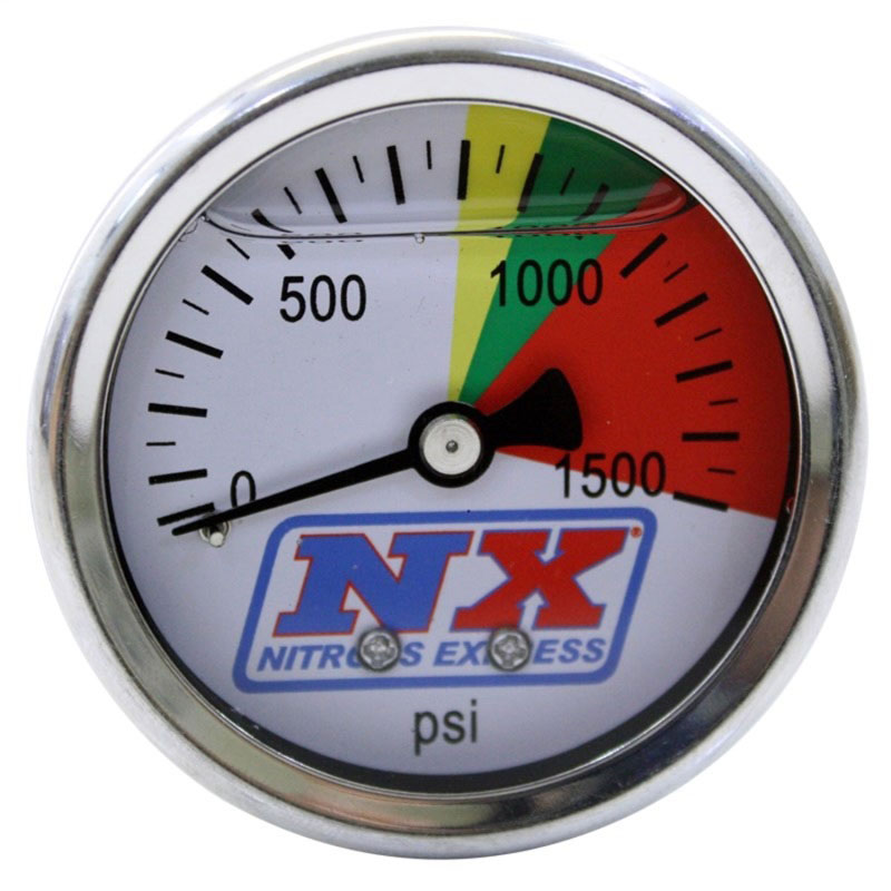 Nitrous Express 15508 | Nitrous Pressure Gauge Only (0-1500 PSI)