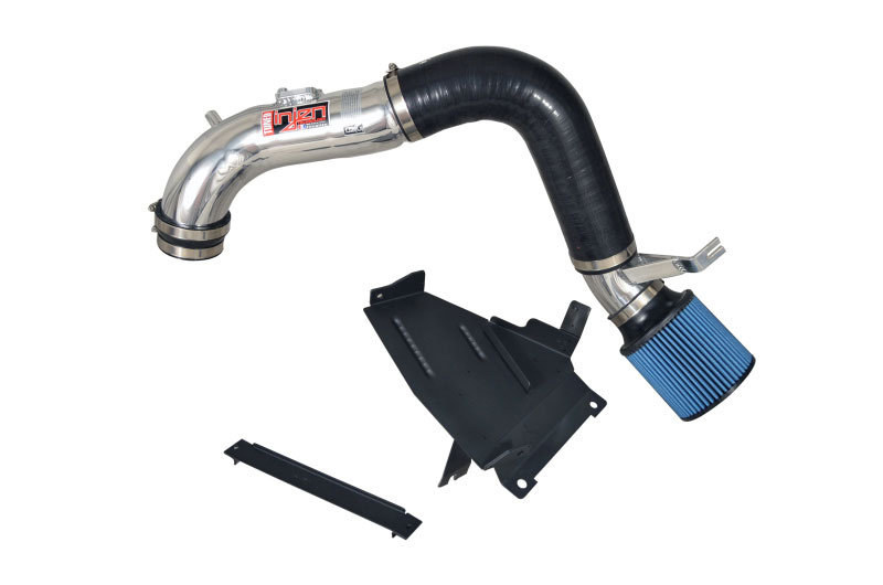 Injen SP1575P | Cold Air Intake Honda Civic Si 2.4L Tuned Cold Air Intake with MR Technology, Relocate Battery Tray, Super NanoWeb Dry Filter, Polished; 2012-2015