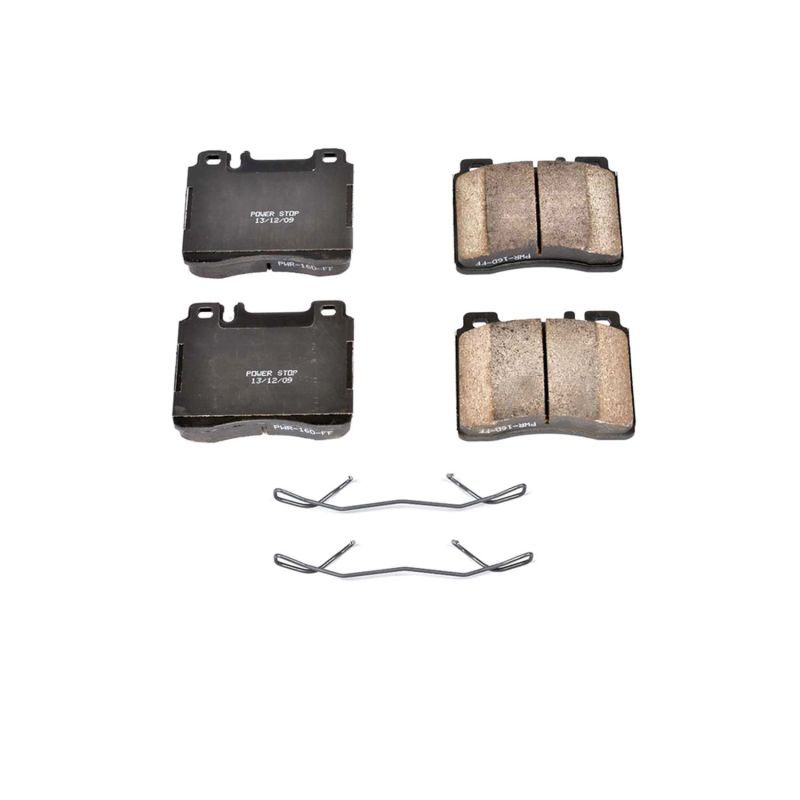 PowerStop 17577 | Power Stop 91-93 Mercedes-Benz 300SE Front Z17 Evolution Ceramic Brake Pads w/Hardware; 1991-1993