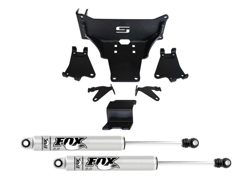 Superlift 92743 | 05-22 F250/350 4WD Dual Steering Stabilizer Kit w/ Fox 2.0 Shocks (No Lift Req); 2005-2022