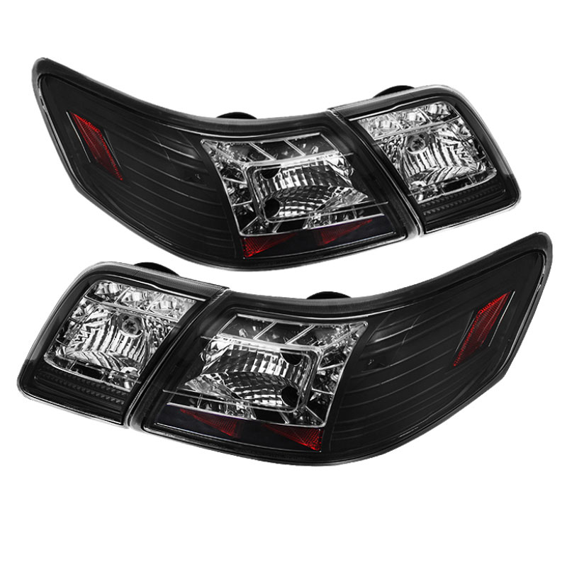 SPYDER 5042590 | Spyder Toyota Camry LED Tail Lights - Black - (ALT-YD-TCAM07-LED-BK); 2007-2009