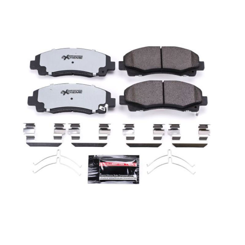 PowerStop z36-1584 | Power Stop 15-19 Acura TLX Front Z36 Truck & Tow Brake Pads w/Hardware; 2015-2019