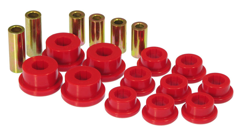 Prothane 13-201 | 95-99 Mitsubishi Eclipse Front Upper/Lower Control Arm Bushings - Red; 1995-1999