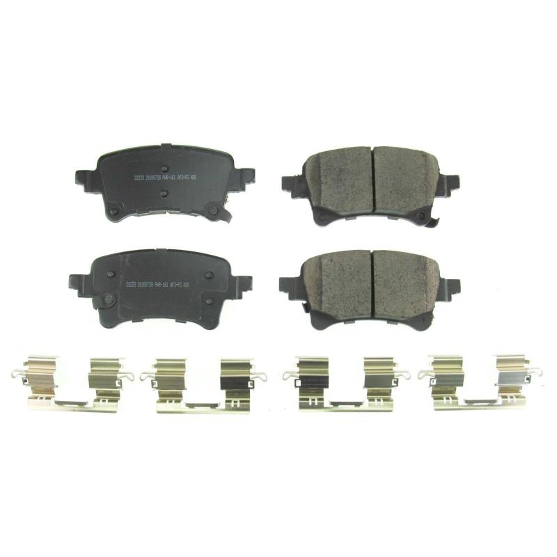 PowerStop 172233 | Power Stop 2020 Jeep Gladiator Rear Z17 Evolution Ceramic Brake Pads w/Hardware; 2020-2020