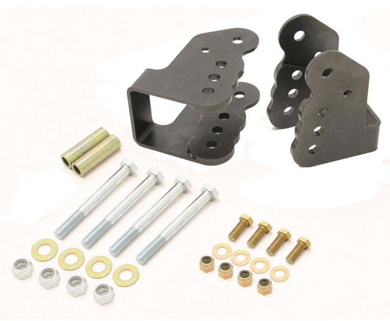 BMR Suspension cab003h | BMR 78-87 G-Body Bolt-On Control Arm Relocation Brackets - Black Hammertone; 1978-1987