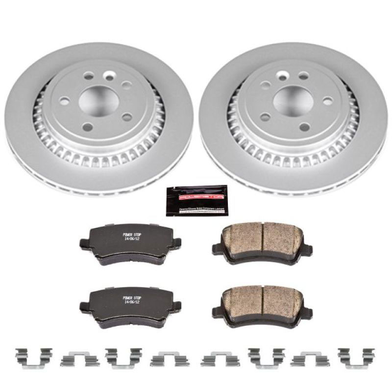 PowerStop crk5705 | Power Stop 10-17 Volvo XC60 Rear Z23 Evolution Sport Coated Brake Kit; 2010-2017