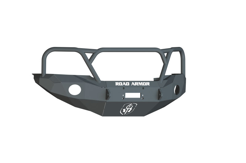 Road Armor 99011b | 05-11 Toyota Tacoma Stealth Front Winch Bumper w/Lonestar Guard - Tex Blk; 2005-2011