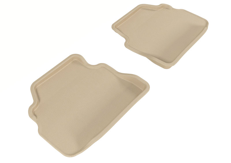 3D Maxpider l1bm02521502 | 3D MAXpider 2007-2013 BMW 3 Series E92 Kagu 2nd Row Floormats - Tan; 2007-2013