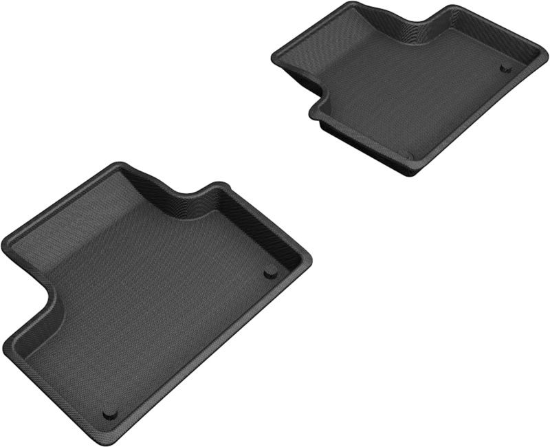 3D Maxpider l1vv02721509 | 3D MAXpider 18-21 Volvo XC60 T8 Twin Engine Kagu 2nd Row Floormats - Black; 2018-2021