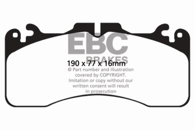 EBC dp51867ndx | 2016+ Lexus GS-F Bluestuff Front Brake Pads; 2016-2023