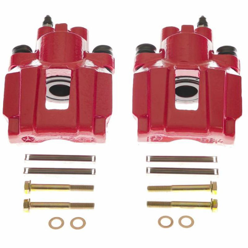 PowerStop s4914 | Power Stop 04-08 Chrysler Pacifica Rear Red Calipers - Pair; 2004-2008