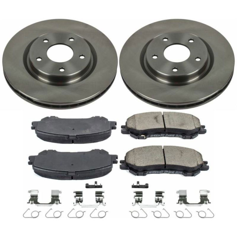 PowerStop koe7036 | Power Stop 14-19 Nissan Rogue Front Autospecialty Brake Kit; 2014-2019