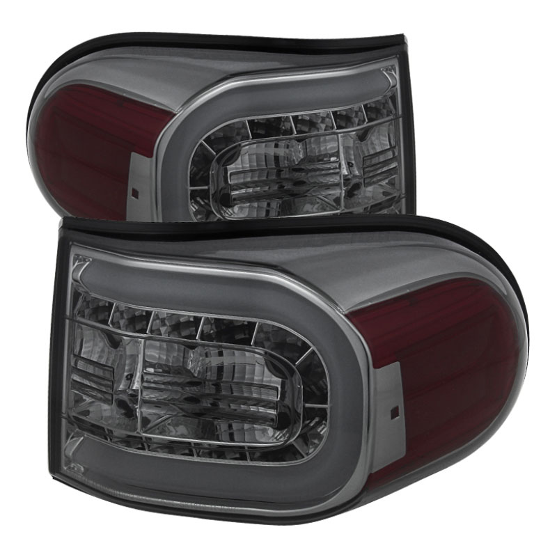 SPYDER 5079466 | Spyder Toyota FJ Cruiser Light Bar LED Tail Lights - Smoke - (ALT-YD-TFJ07-LBLED-SM); 2007-2013