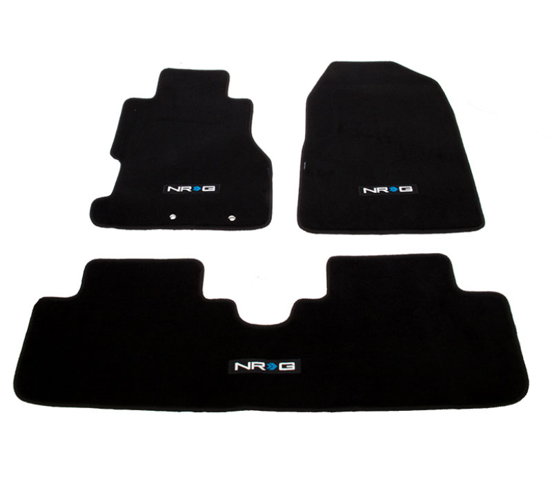 NRG fmr-150 | NRG Floor Mats - 02-03 Honda Civic Si 3DR Coupe (NRG Logo) - 3pc.; 2002-2002