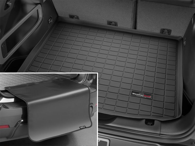 WeatherTech 40656sk | 14+ Jeep Cherokee Cargo Liner w/ Bumper Protector - Black; 2014-2023