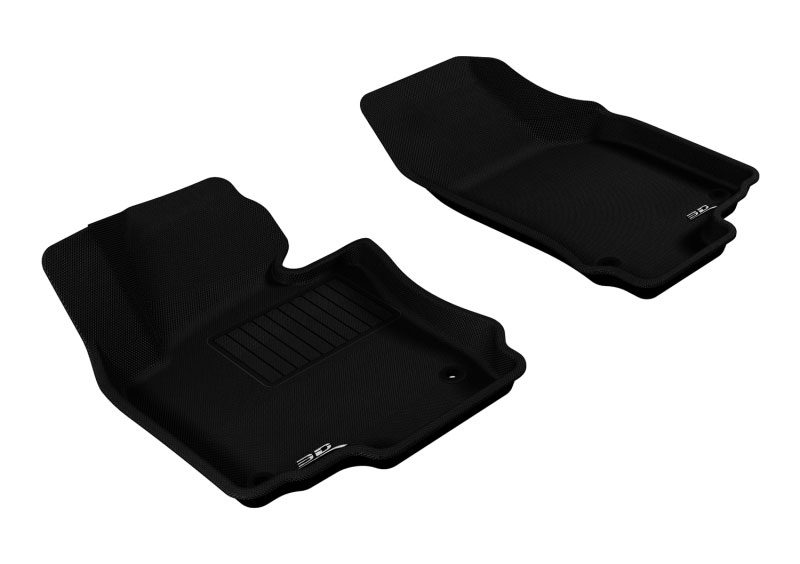 3D Maxpider l1vw00811509 | 3D MAXpider 2005-2010 Volkswagen Jetta/Golf Kagu 1st Row Floormat - Black; 2005-2010