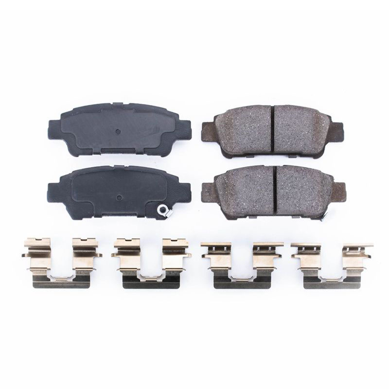 PowerStop 17995 | Power Stop 04-10 Toyota Sienna Rear Z17 Evolution Ceramic Brake Pads w/Hardware; 2004-2010