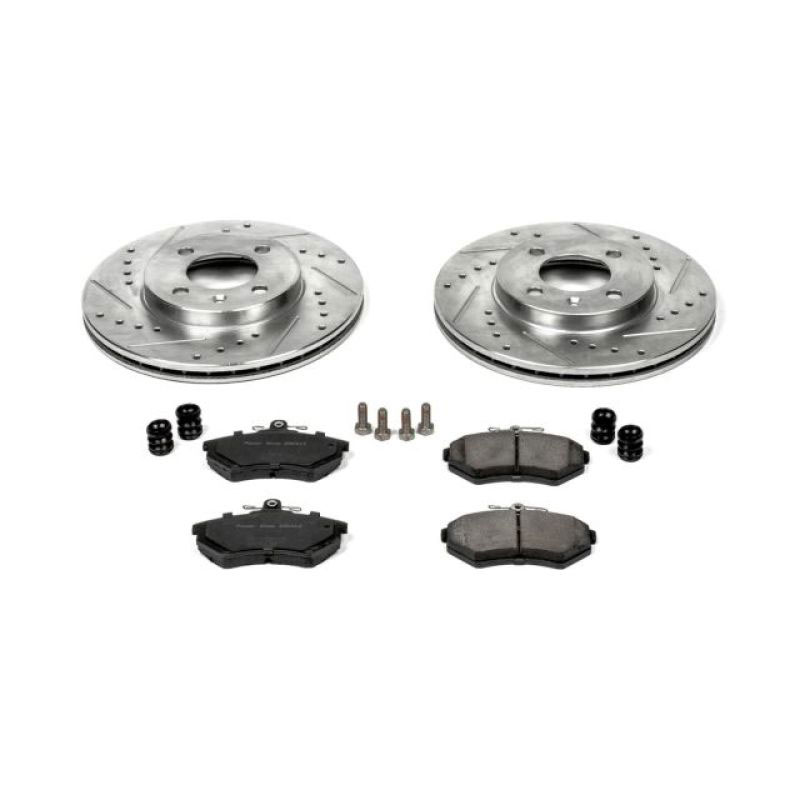 PowerStop k374 | Power Stop 95-02 Volkswagen Cabrio Front Z23 Evolution Sport Brake Kit; 1995-2002