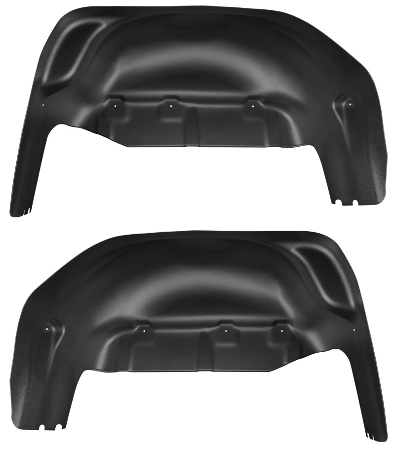 Husky Liners 79071 - Husky Liners 2019 GMC Sierra 1500 Black Rear Wheel ...