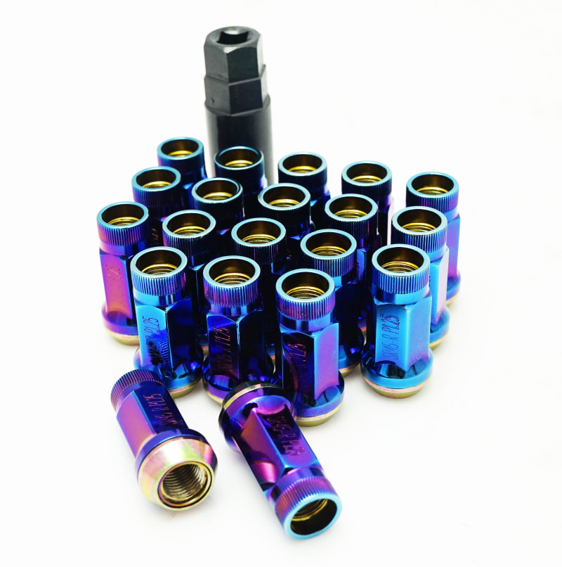 Wheel Mate 32935un | Muteki SR45R Lug Nut Kit 12x1.25 - Burned Blue