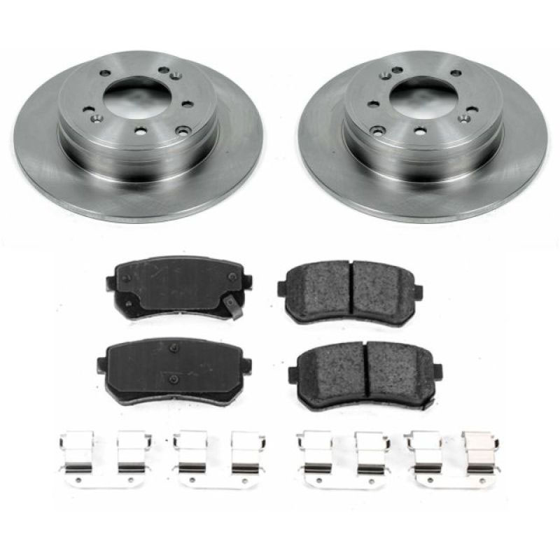 PowerStop koe7505 | Power Stop 16-19 Hyundai Sonata Rear Autospecialty Brake Kit; 2016-2019