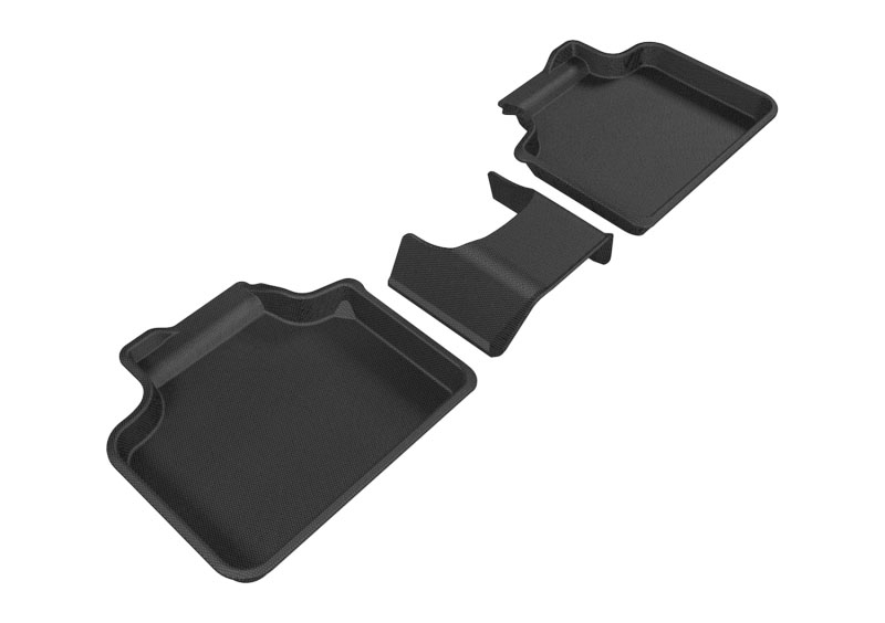 3D Maxpider l1mn01821509 | 3D MAXpider 2017-2019 Mini Countryman Kagu 2nd Row Floormats - Black; 2017-2019