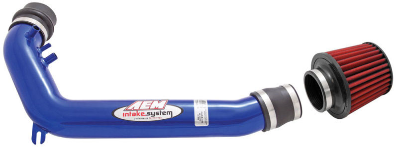 AEM Induction 22440b | AEM 92-94 Nissan 240SX Blue Short Ram Intake; 1992-1994