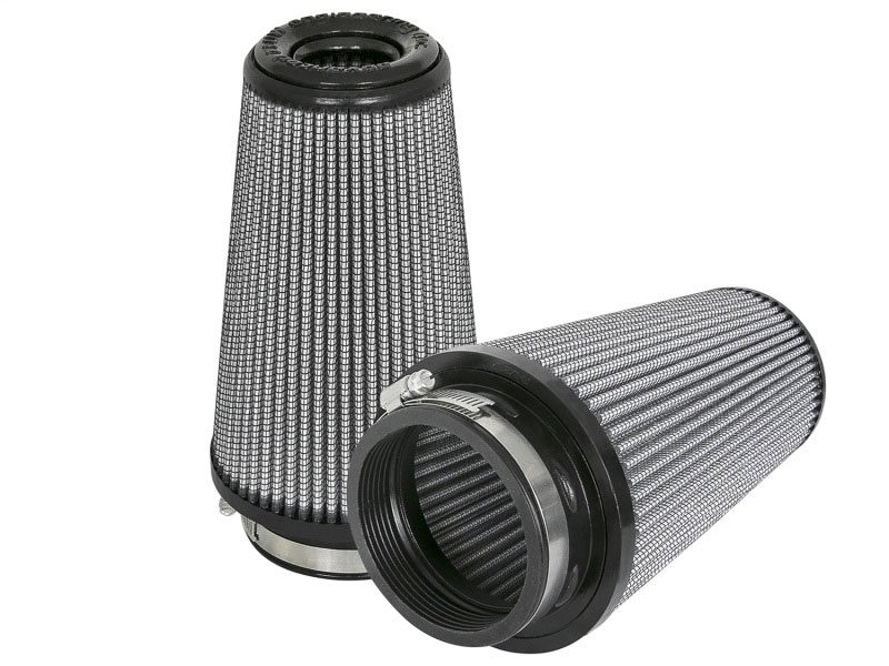 aFe 21-91117-MA | Magnum FLOW Pro DRY S Replacement Air Filter (Pair) F-3.5in. / B-5in. / T-3.5in. (Inv) / H-8in.