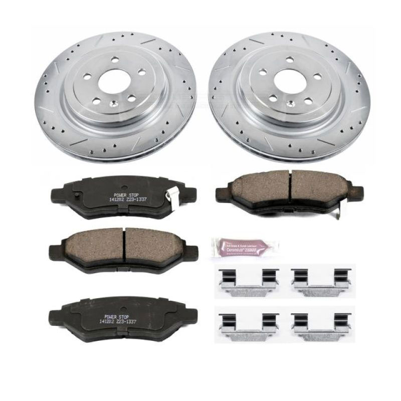 PowerStop k4723 | Power Stop 08-14 Cadillac CTS Rear Z23 Evolution Sport Brake Kit; 2008-2014