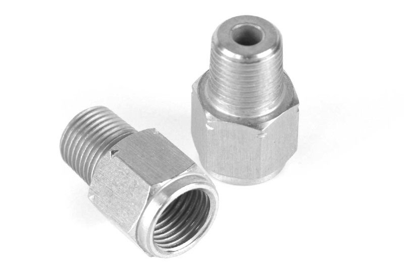 Haltech ht010921 | M10 x 1.0 to 1/8 BSPT Adaptor - Stainless Steel