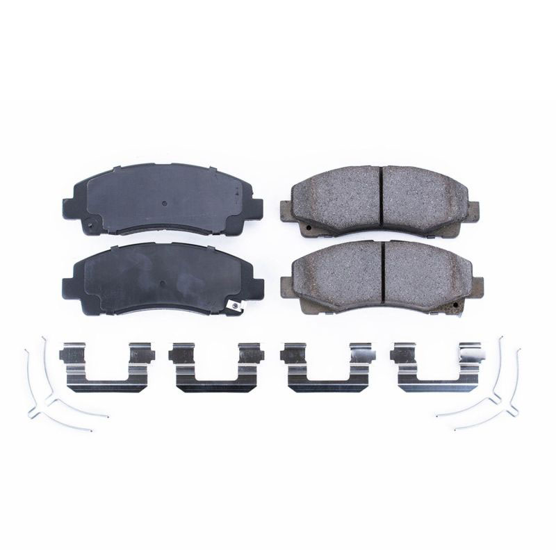 PowerStop 171584 | Power Stop 15-19 Acura TLX Front Z17 Evolution Ceramic Brake Pads w/Hardware; 2015-2019