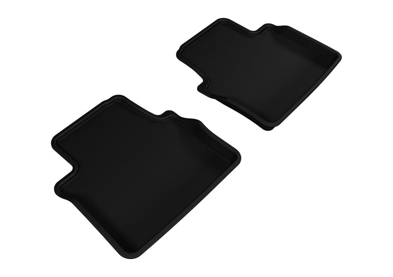 3D Maxpider l1cd01021509 | 3D MAXpider 2014-2019 Cadillac CTS Kagu 2nd Row Floormats - Black; 2014-2019