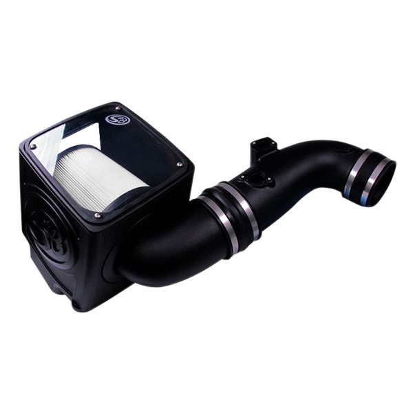 S&B Filters S&B Cold Air Intake GMC Sierra 6.6L LML Duramax Dry Filter ...