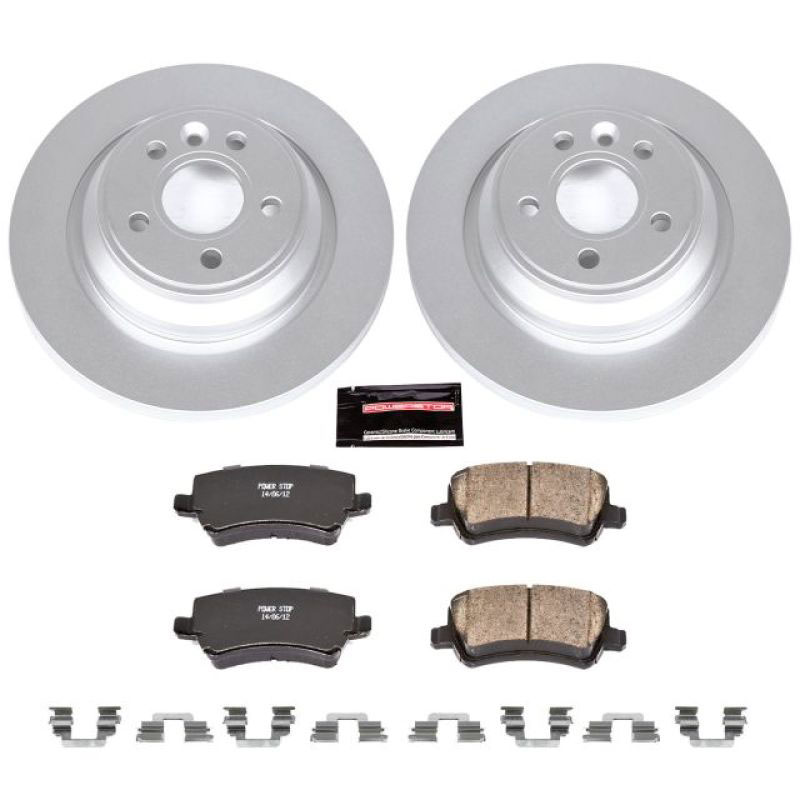 PowerStop crk4704 | Power Stop 11-18 Volvo S60 Rear Z23 Evolution Sport Coated Brake Kit; 2011-2018