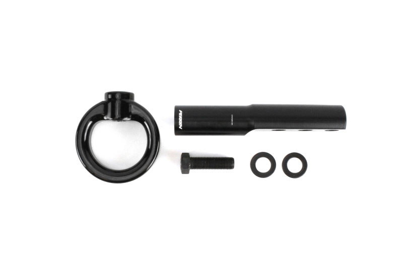 Perrin Performance php-bdy-231gbk | Perrin Tow Hook Kit - 10th Gen Honda Civic SI/Type-R/Hatchback - Glossy Black; 2010-2010