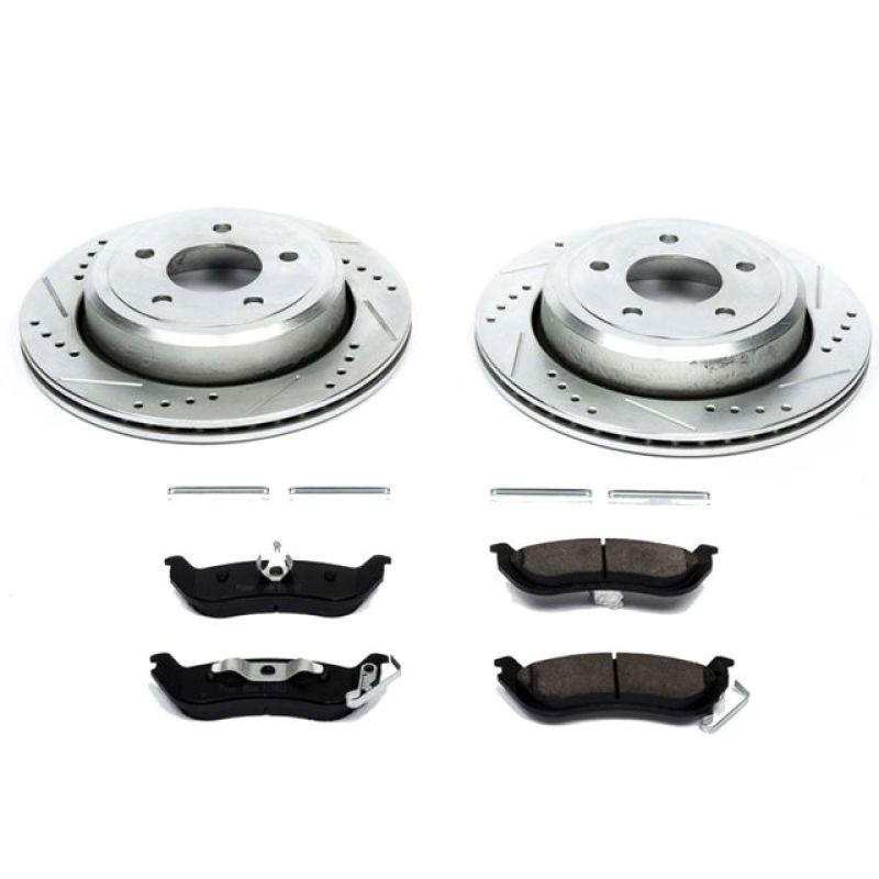 PowerStop k1368 | Power Stop 03-11 Ford Crown Victoria Rear Z23 Evolution Sport Brake Kit; 2003-2011