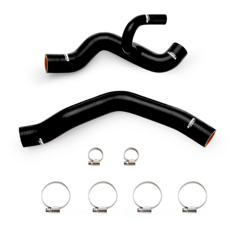 Mishimoto mmhose-cam6-16bk | 2016+ Chevrolet Camaro V6 Silicone Radiator Hose Kit (w/o HD Cooling Package) - Black; 2016-2020