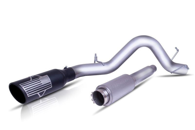 Gibson 70-0005 | 04-09 Nissan Titan LE 5.6L 4in Patriot Series Cat-Back Single Exhaust - Stainless; 2004-2009