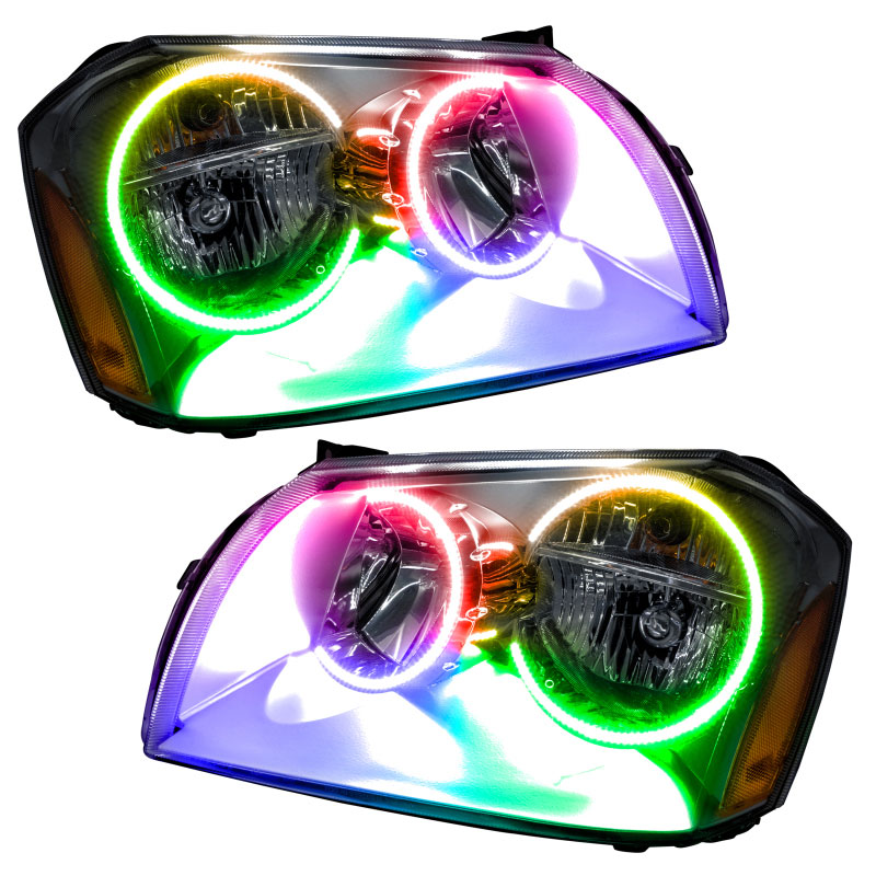 Oracle Lighting 7157-504 | Oracle 05-07 Dodge Magnum SMD HL - Chrome - ColorSHIFT w/ Simple Controller; 2005-2007