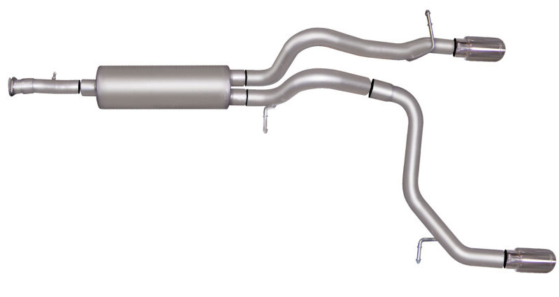 Gibson 312700 | 07-10 Hummer H3 Base 3.7L 2.5in Cat-Back Dual Split Exhaust - Aluminized; 2007-2010