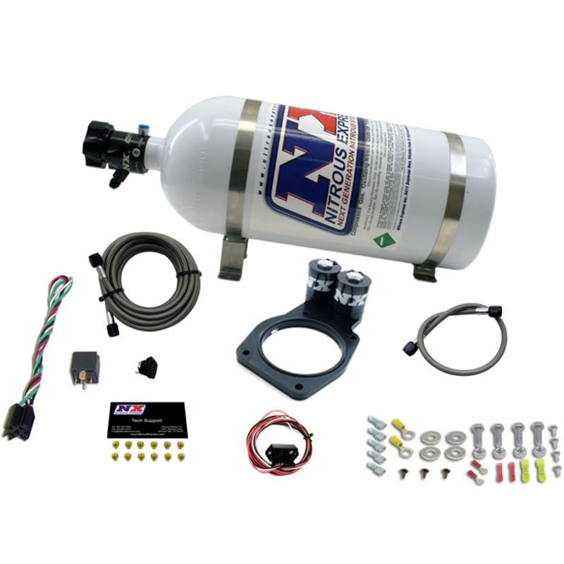 Nitrous Express 20931-10 | 10-15 Chevrolet Camaro Nitrous Plate Kit (50-150HP) w/10lb Bottle; 2010-2015