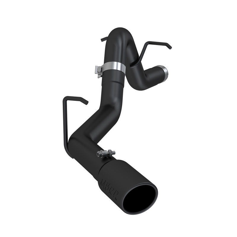 MBRP s6058blk | 16-19 Chevy/GMC Colorado/Canyon Duramax 3in Filter Back Single Side Black Coated Exhaust System; 2016-2019