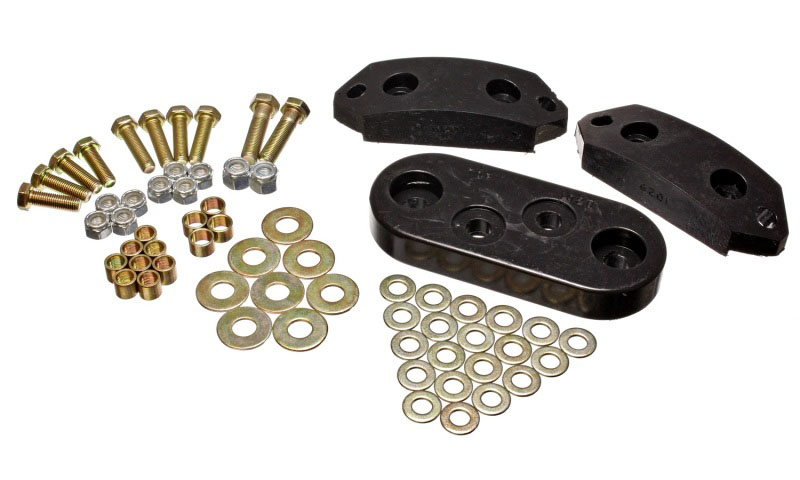 Energy Suspension 15.1101g | 61-73 VW Beetle/70-73 Super Beetle Black Motor and Trans Mount Bushings (Inc H/W); 1961-1973